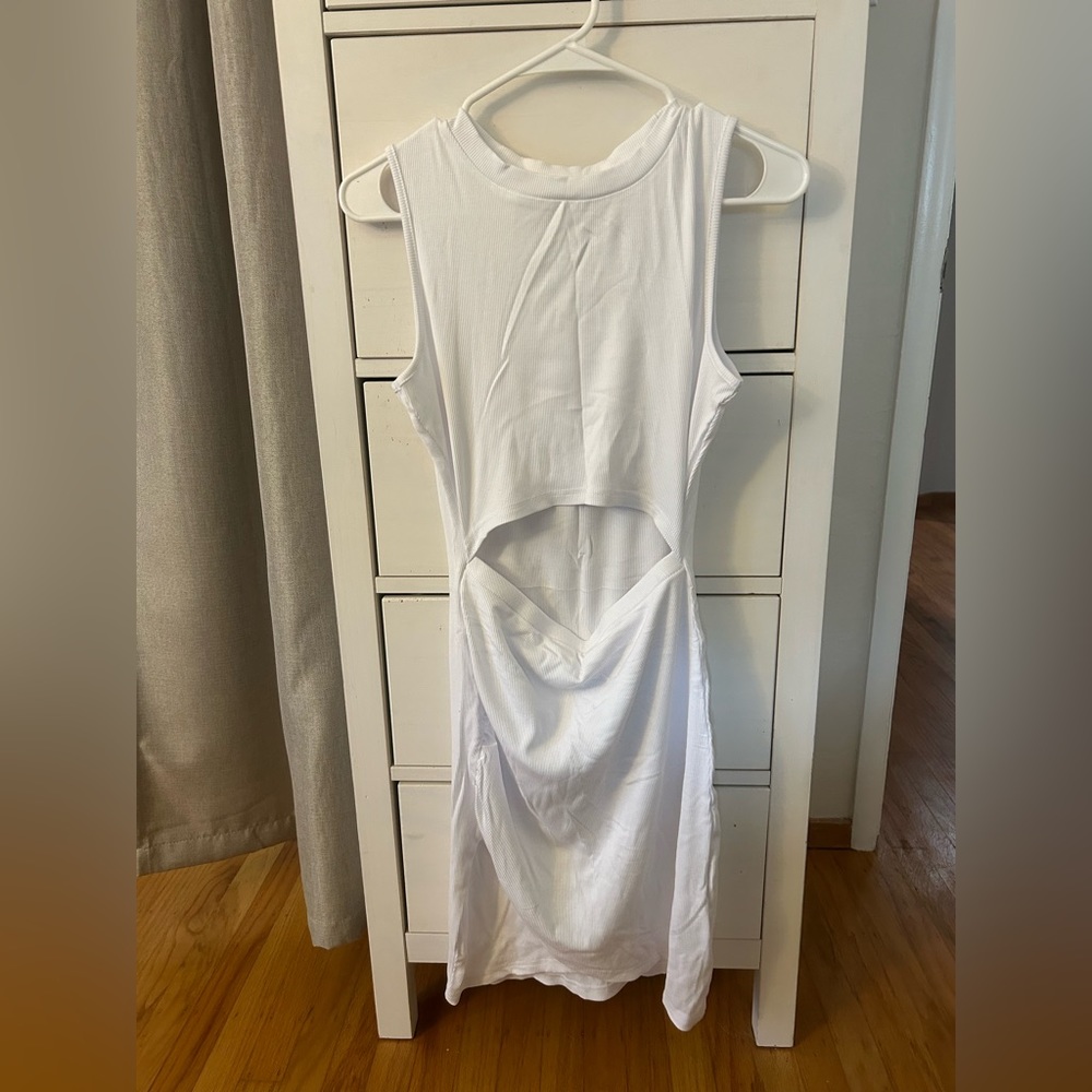 White cut out dress - Amazon